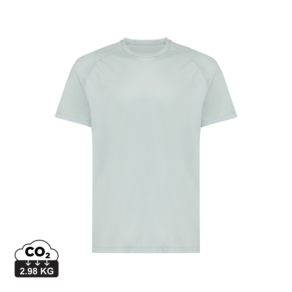 T-shirt sport publicitaire séchage rapide unisexe Tikal Iqoniq Iceberg green